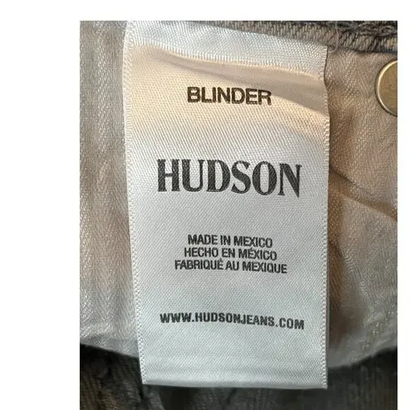 Hudson jeans Blinder V2 Biker distressed skinny gray size 29 - Picture 6 of 9